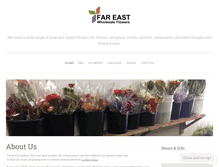 Tablet Screenshot of fareastwholesaleflowers.com